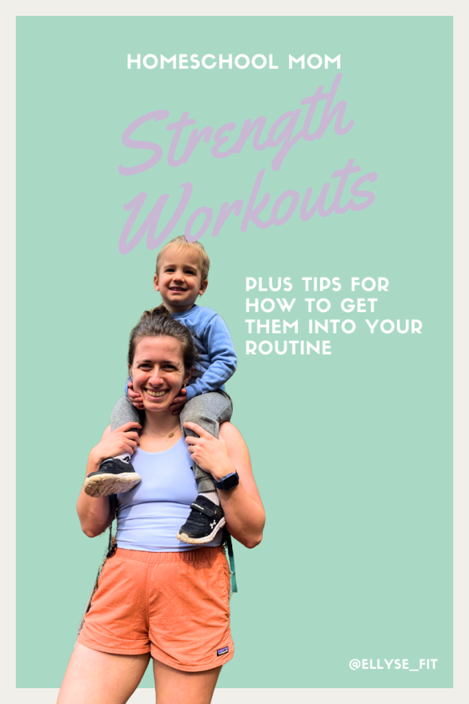 Strength and conditioning coach for homeschool moms